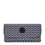 Money Land Printed Snap Wallet