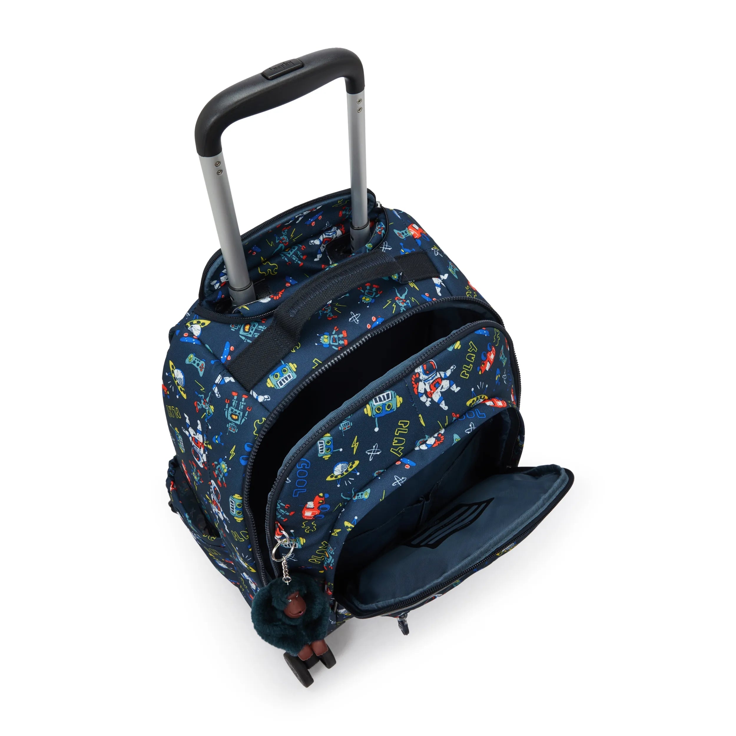 New Zea Printed 15 Laptop Rolling Backpack - Image 4