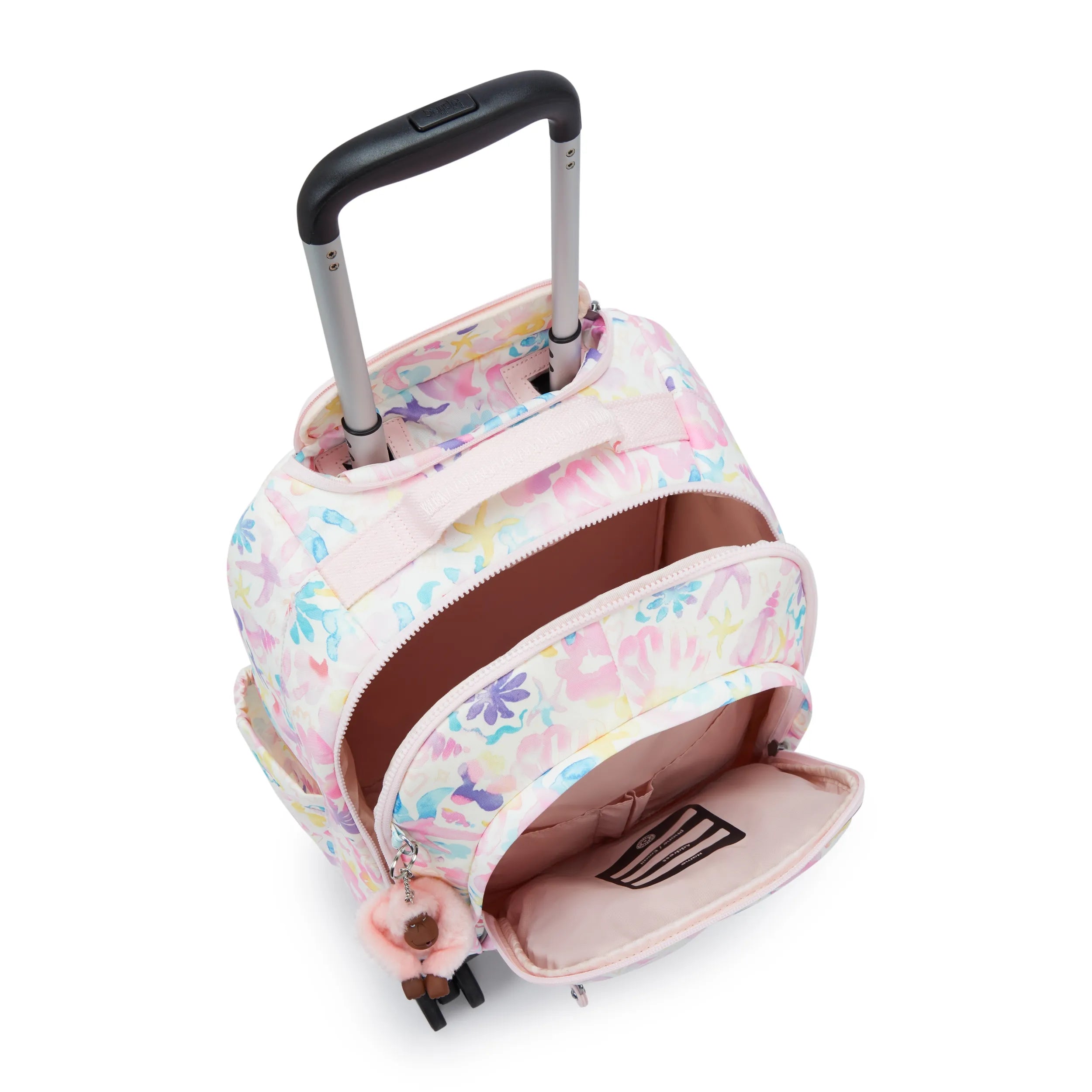 New Zea Printed 15 Laptop Rolling Backpack - Image 4