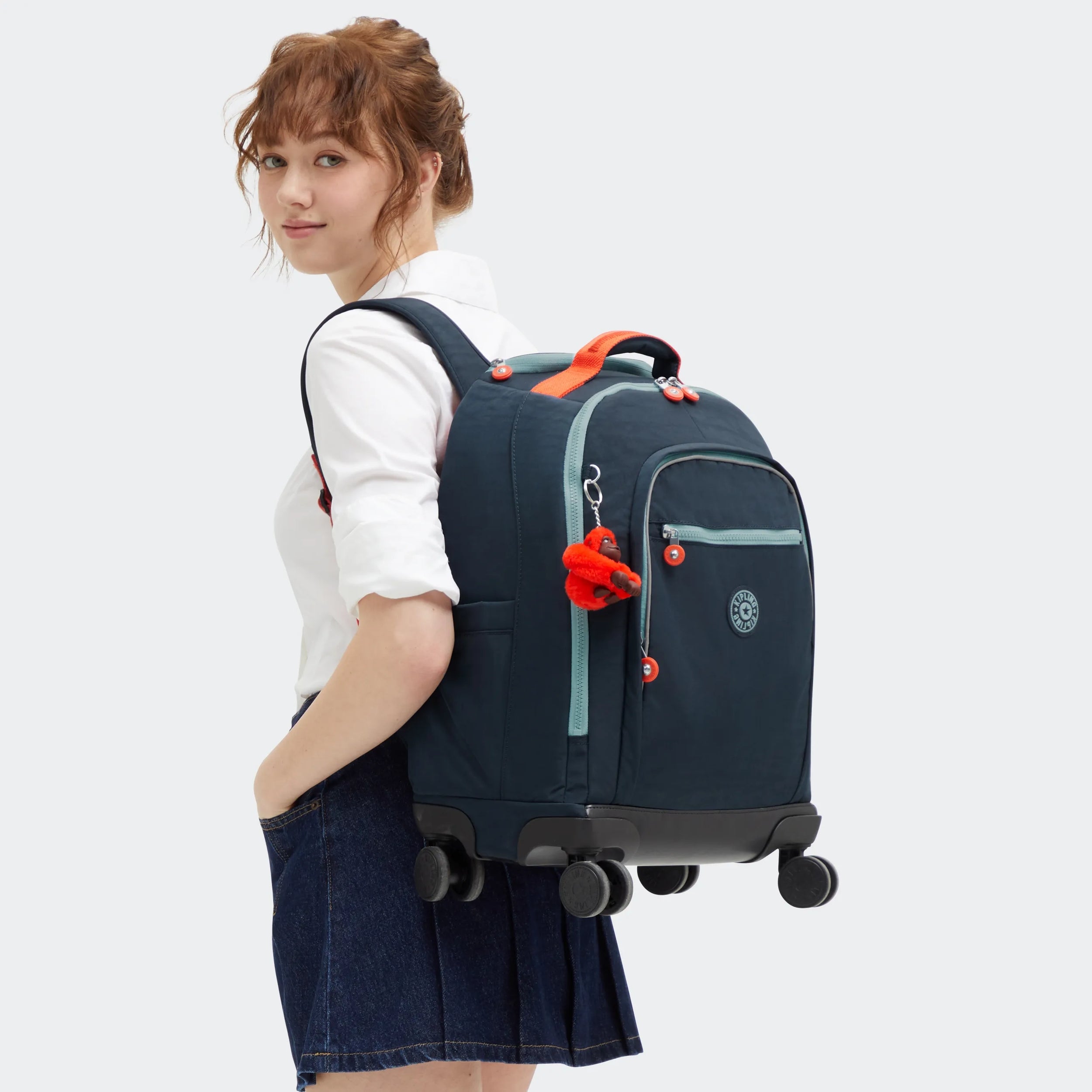 New Zea 15 Laptop Rolling Backpack - Image 2
