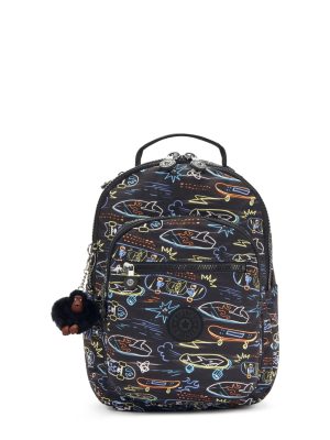 Seoul Small Printed Tablet Backpack