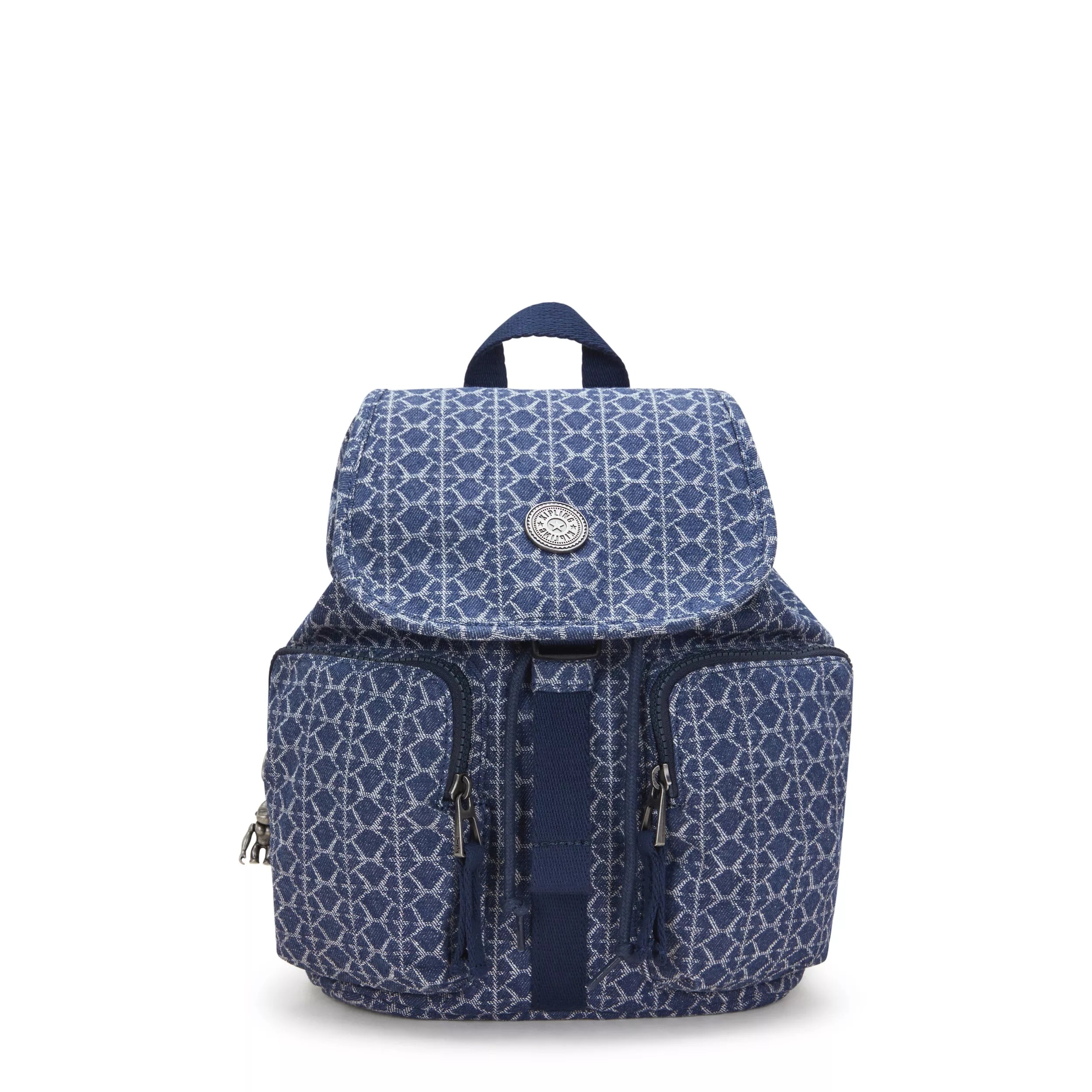 Anto Small Printed Denim Backpack