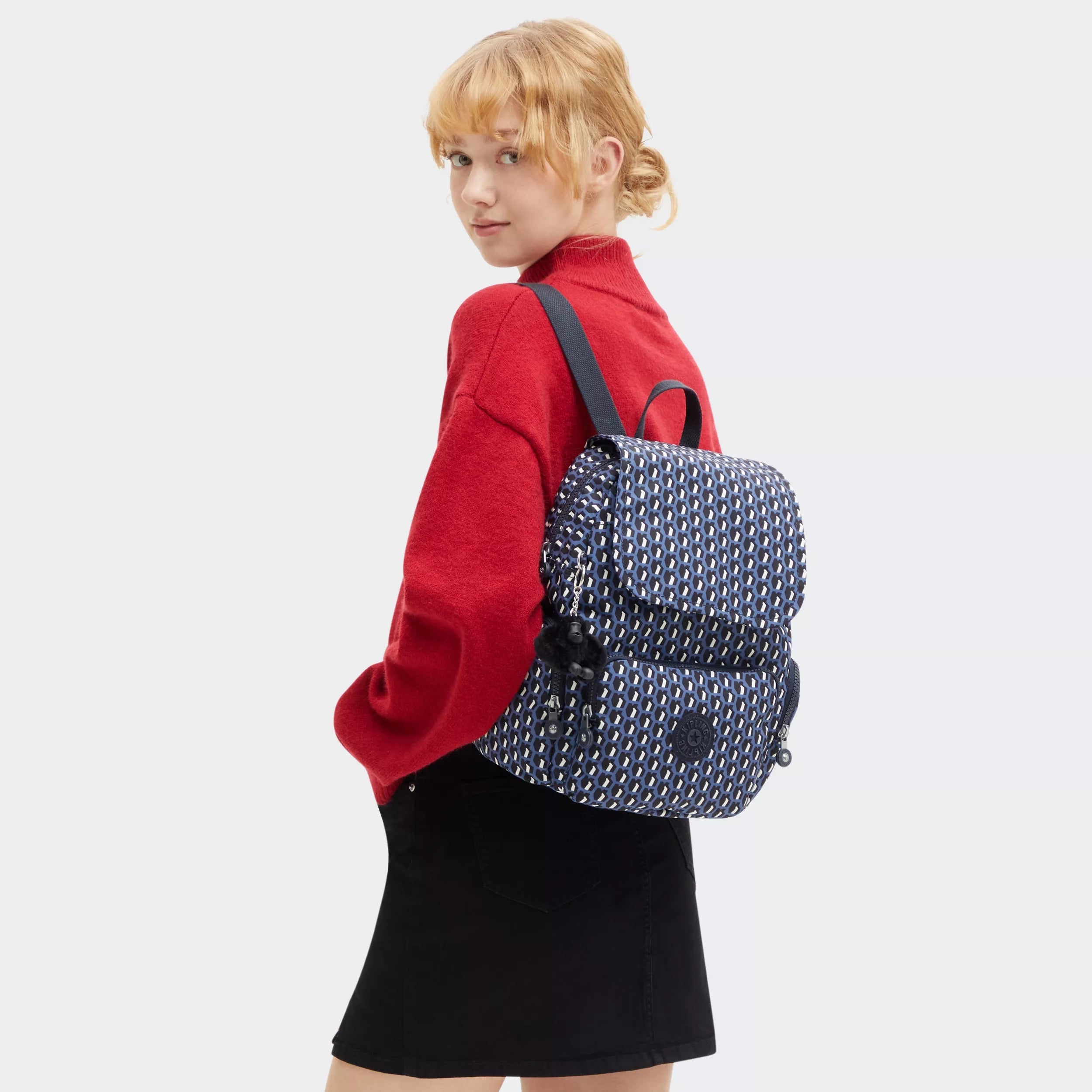 City Zip Small Printed Backpack - Image 2