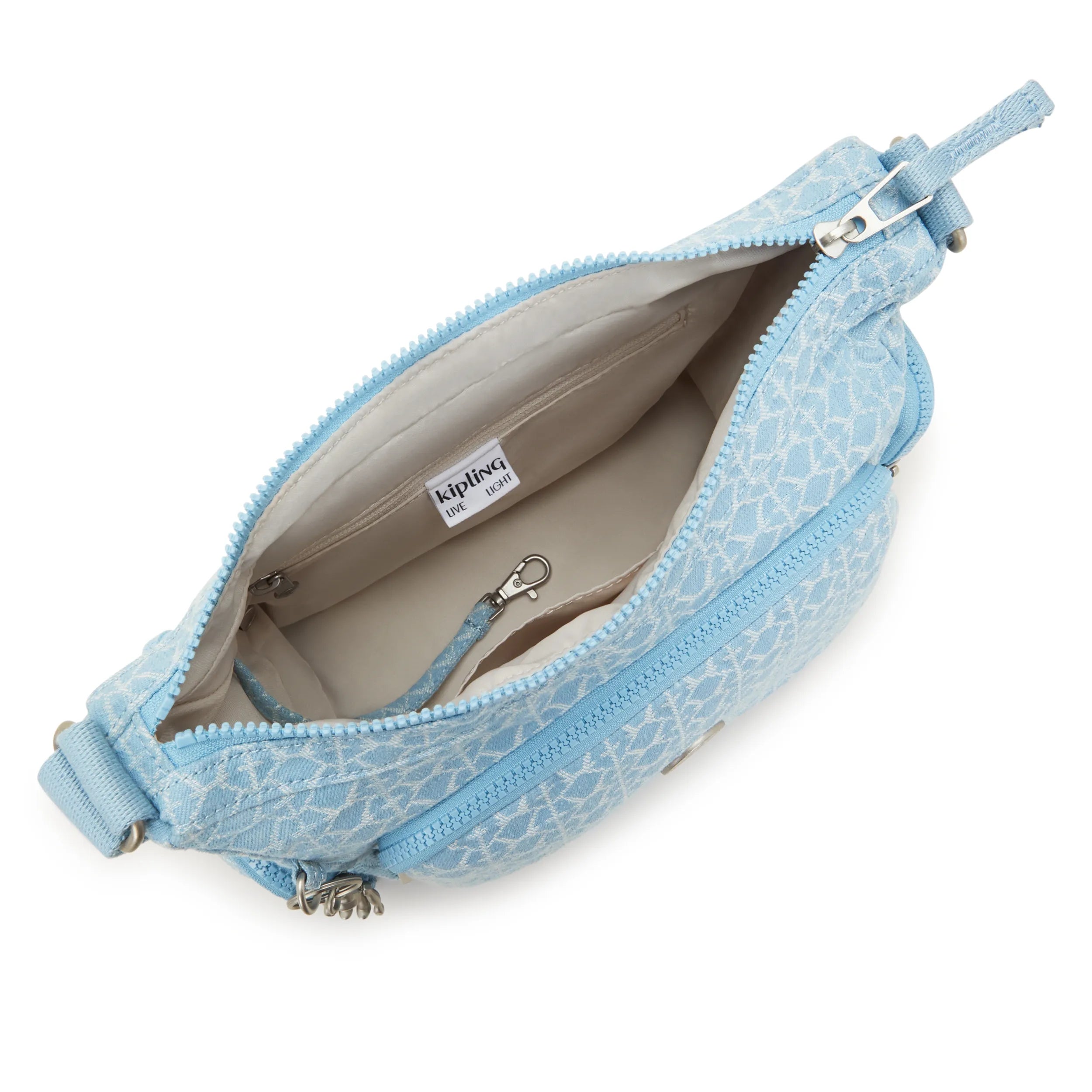 Gabb Small Printed Denim Crossbody Bag - Image 4