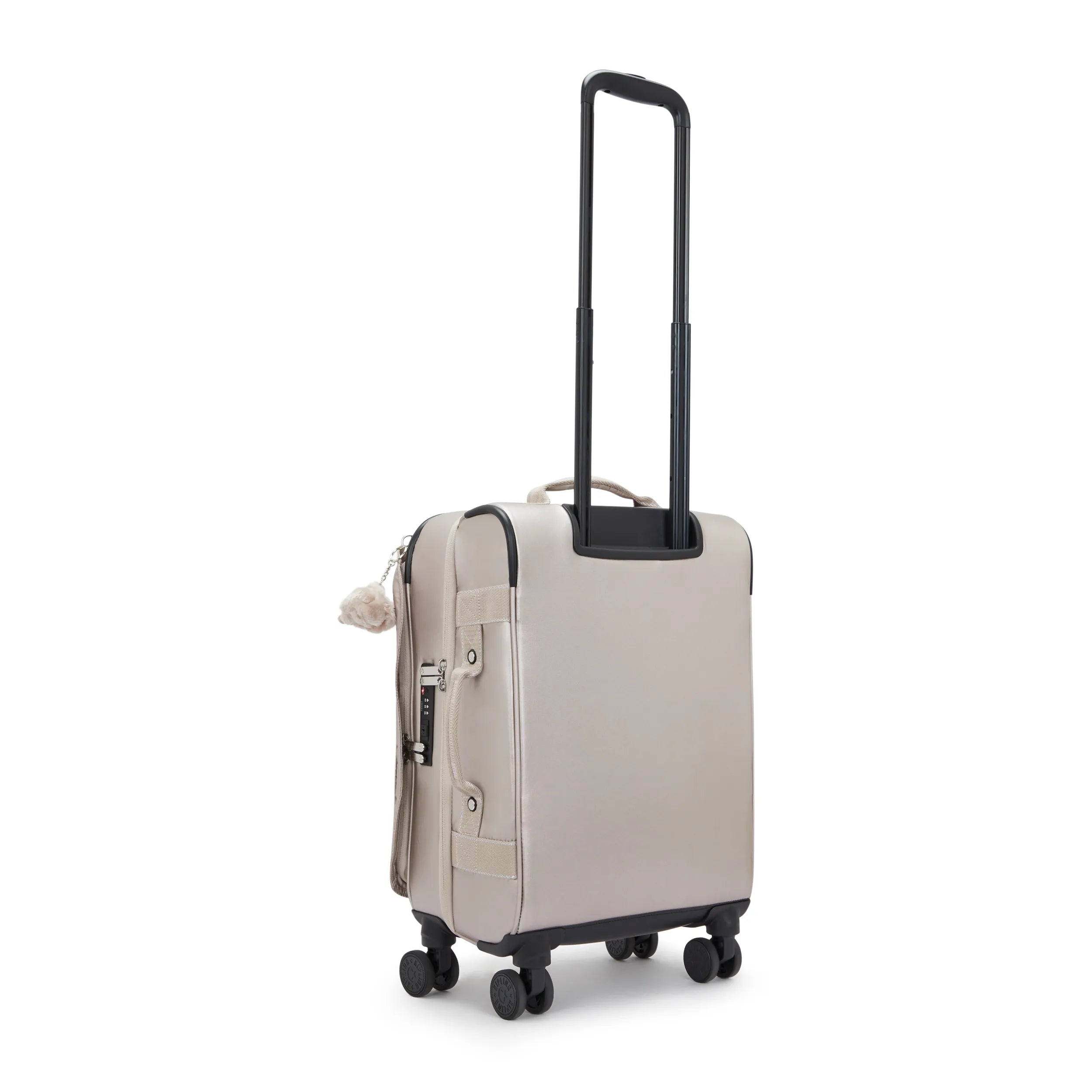 Spontaneous Small Metallic Rolling Luggage - Image 2