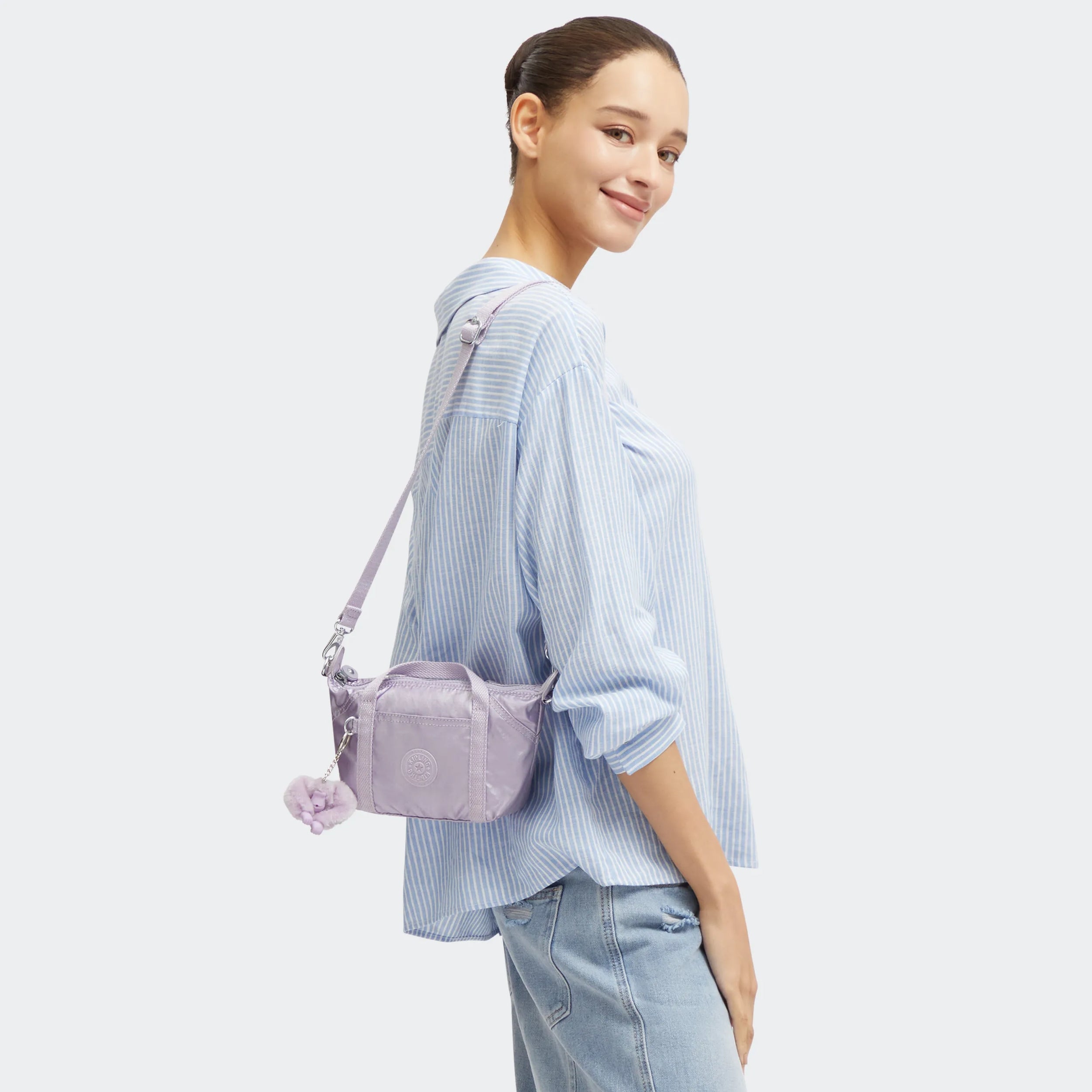 Art Compact Metallic Crossbody Bag - Image 2