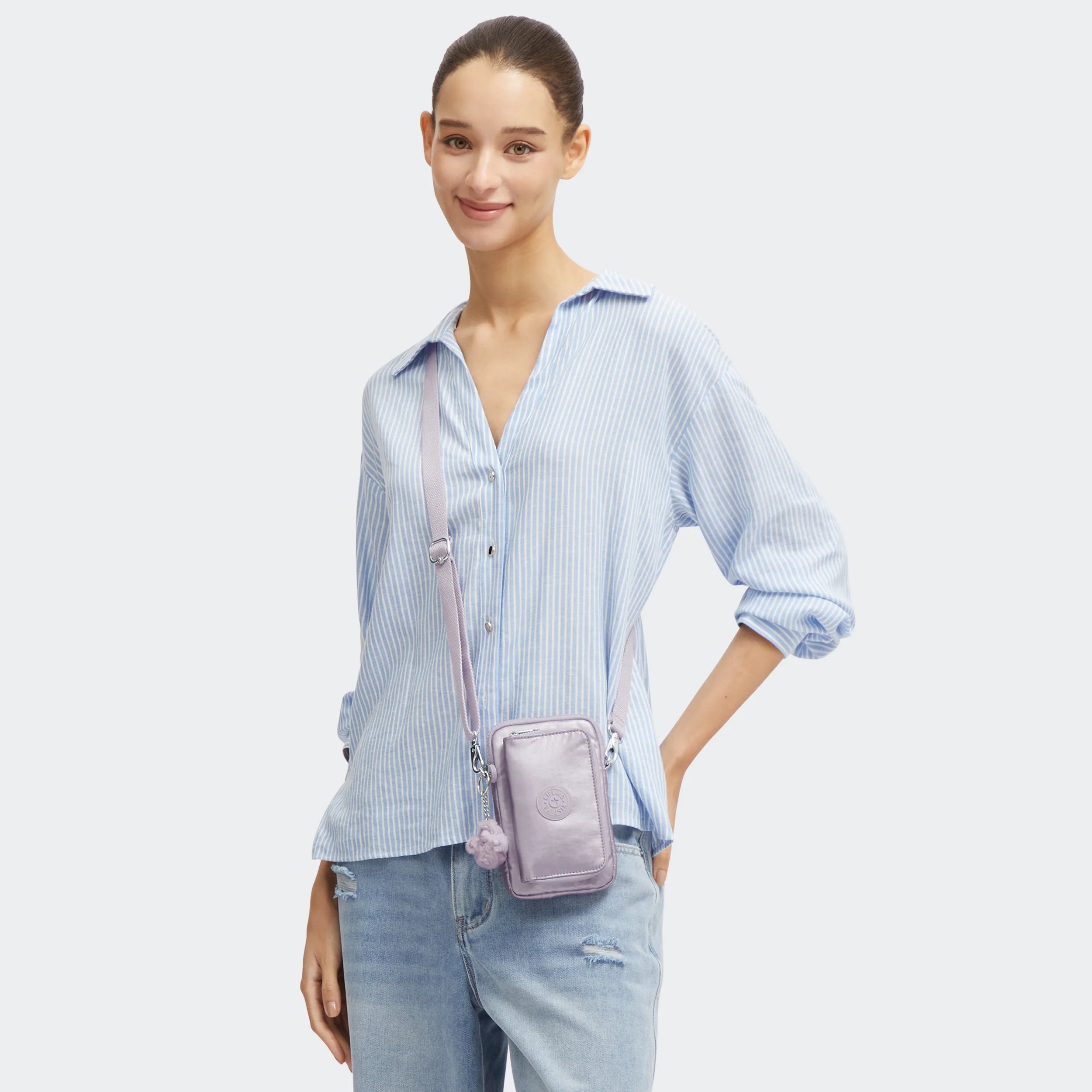 Telmo Metallic Wallet Crossbody Bag - Image 2