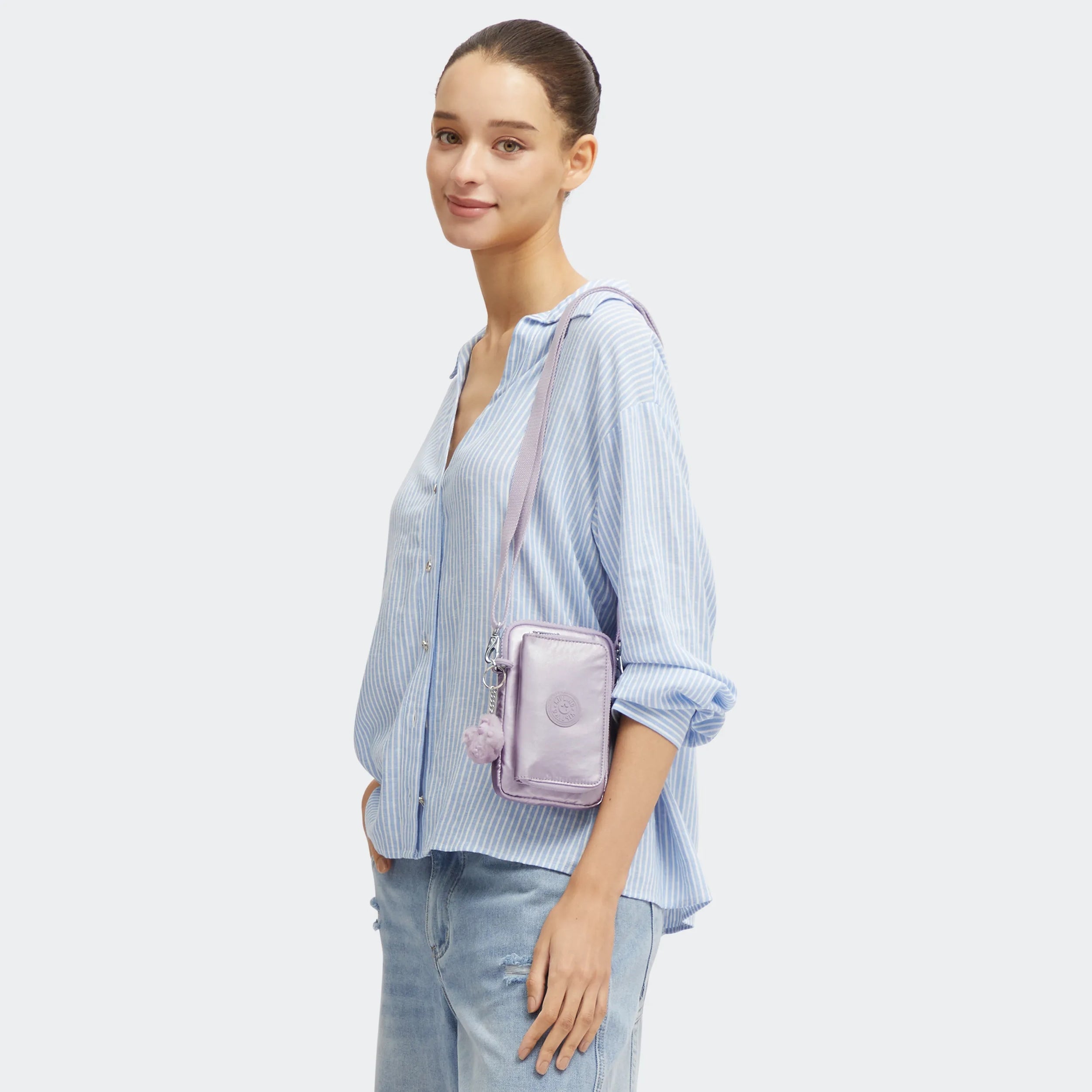 Telmo Metallic Wallet Crossbody Bag - Image 6