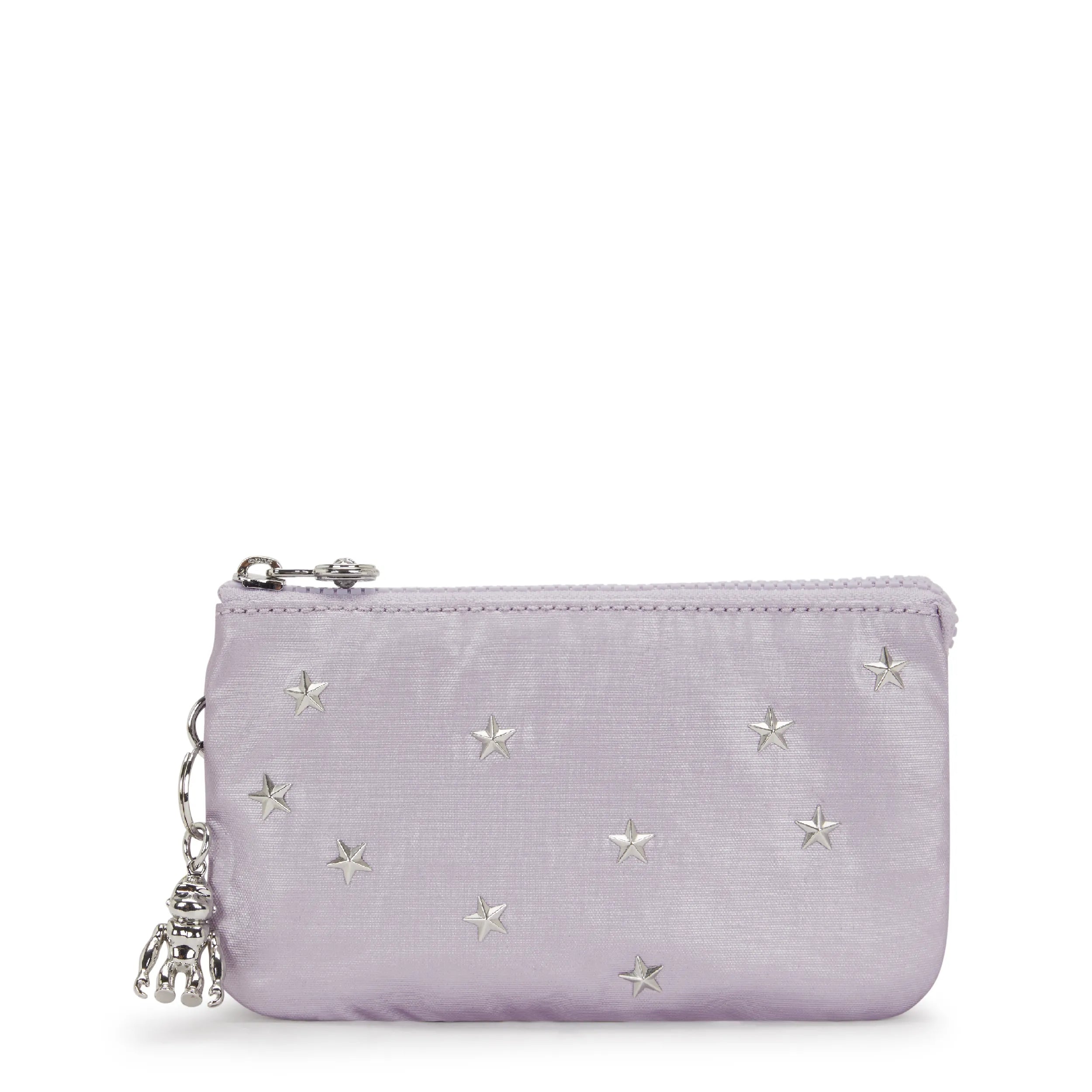 Creativity Large Studded Metallic Pouch