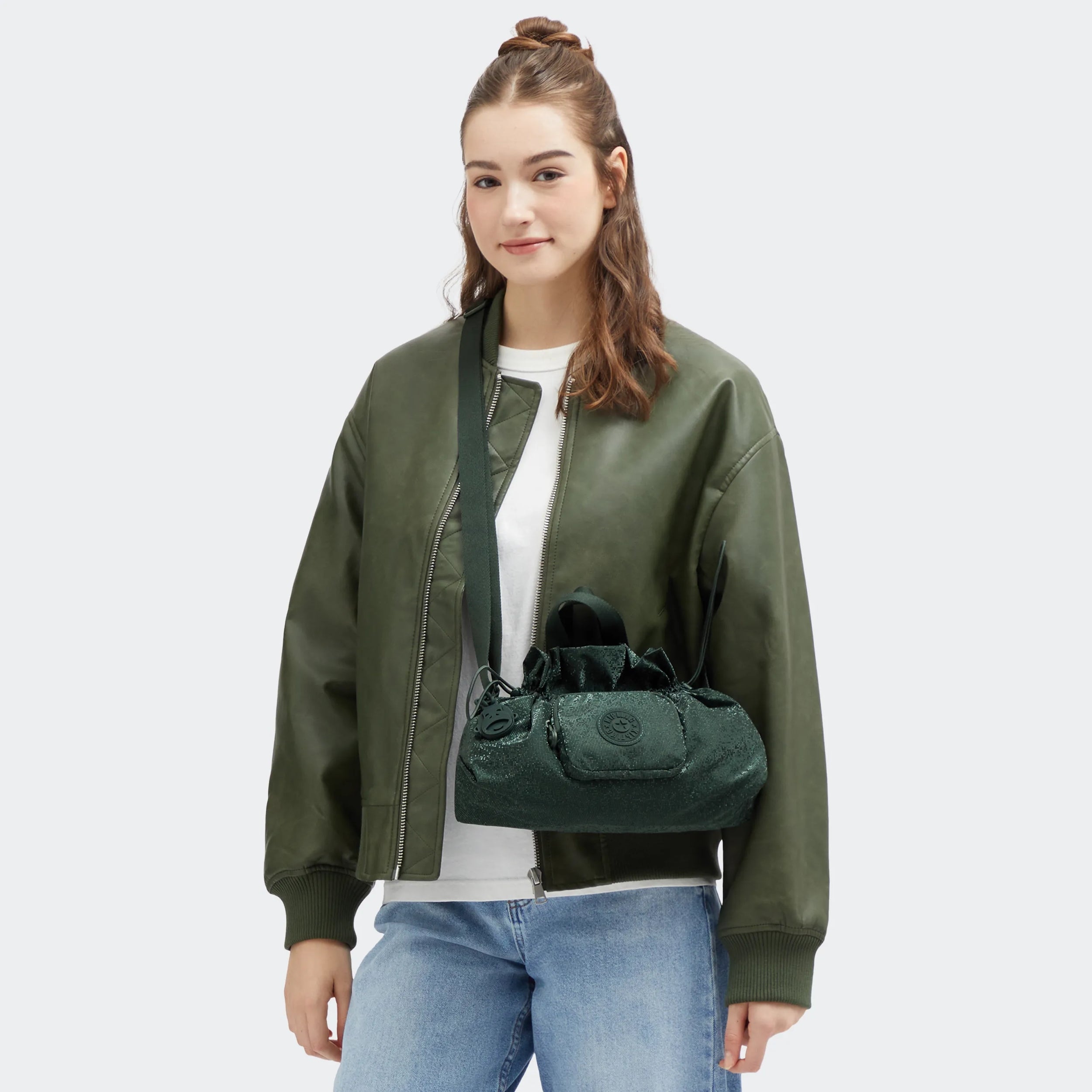 Elza Smooth Satin Crossbody Bag - Image 7